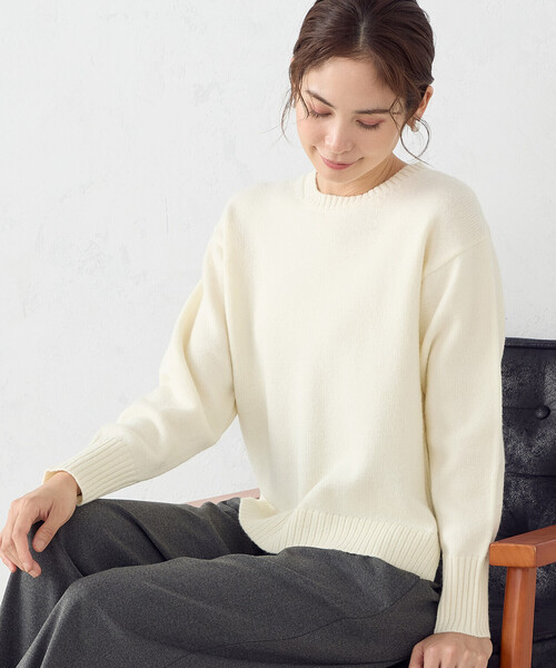 A.Ｐ.C セーター　　美品　クリーニングすみ any FAM ニット セーター 「洗濯機可能/8色展開」ソフトタッチ