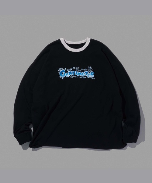 centimeter（センチメーター） tシャツ Gradation graffiti long tee