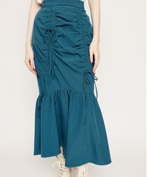 SLY スカート ASYMMETRY GATHER SK アシンメトリー ギャザー