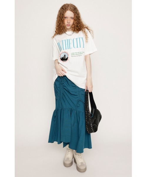 スカート SLY ASYMMETRY HEM SK SLY スカート ASYMMETRY GATHER SK アシンメトリー ギャザー