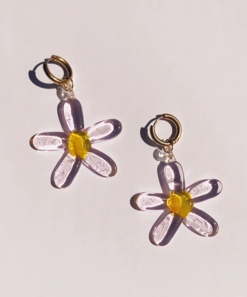 NINFA handmade（ニンファ ハンドメイド） ピアス Flower Hoops