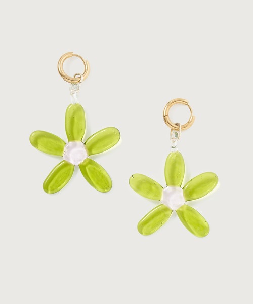 NINFA handmade（ニンファ ハンドメイド） ピアス Flower Hoops