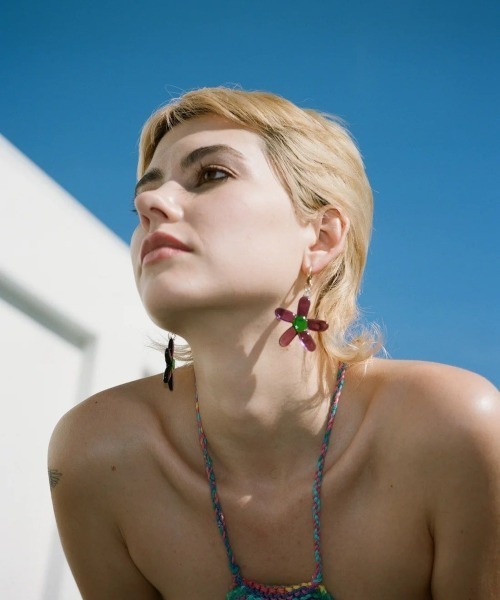 NINFA handmade（ニンファ ハンドメイド） ピアス Flower Hoops