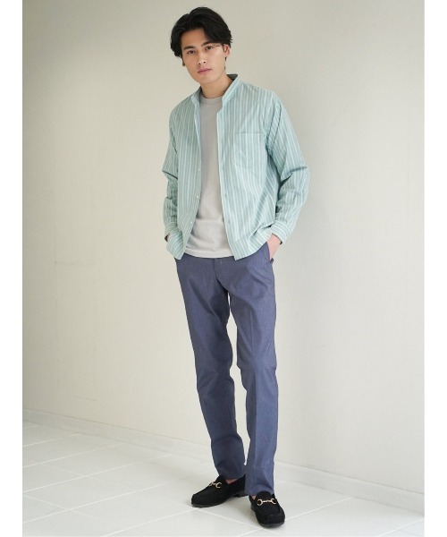 スラックス タカキュー クロスストレッチ ノータックビジネスパンツ