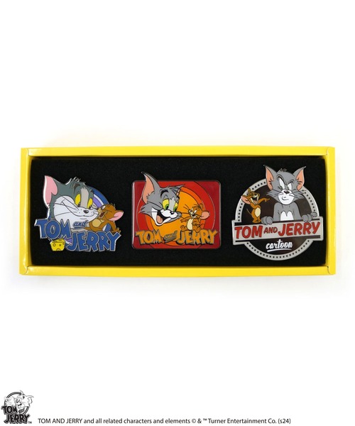 バッジ 「公式」TOM and JERRY ピンバッジセット直営限定 : ZOZOTOWN
