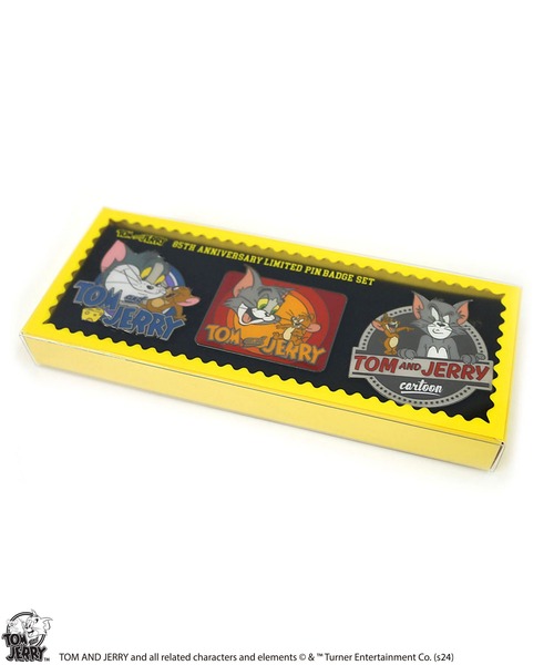 バッジ 「公式」TOM and JERRY ピンバッジセット直営限定 : ZOZOTOWN