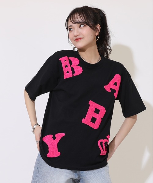 BABYL K×A×W×A×I×I TEE Lサイズ BABYDOLL（ベビードール） tシャツ 親子お揃い サガラロゴ Tシャツ