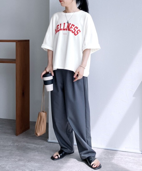 reca（レカ） tシャツ 「ZOZOTOWN限定」ロゴプリントTシャツ