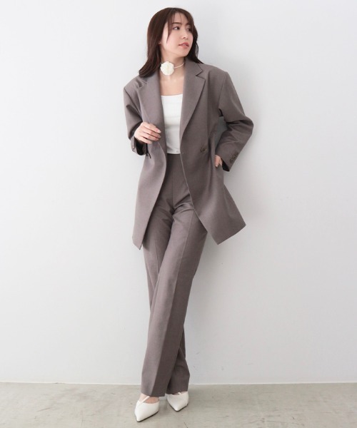 AMBIENT ジャケット テーラードジャケット ウエストシェイプジャケット