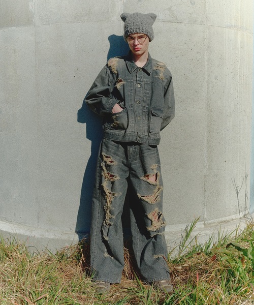 DISCOVERED（ディスカバード） デニムジャケット gジャン BORO DENIM