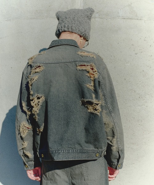 DISCOVERED（ディスカバード） デニムジャケット gジャン BORO DENIM