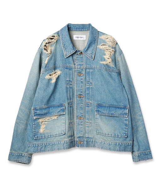 DISCOVERED（ディスカバード） デニムジャケット gジャン BORO DENIM