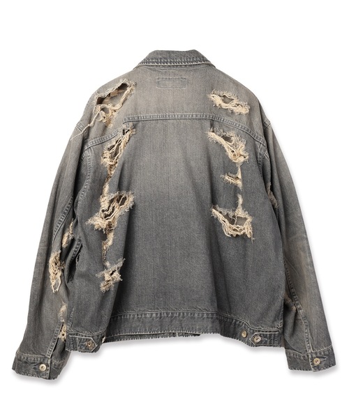 DISCOVERED デニムジャケット gジャン BORO DENIM BLOUSON
