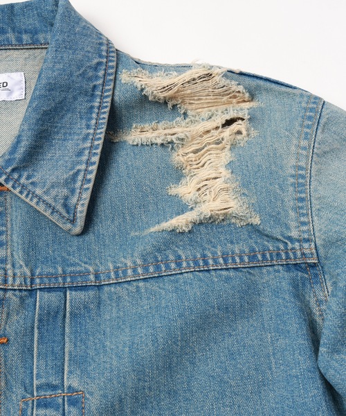 DISCOVERED（ディスカバード） デニムジャケット gジャン BORO DENIM