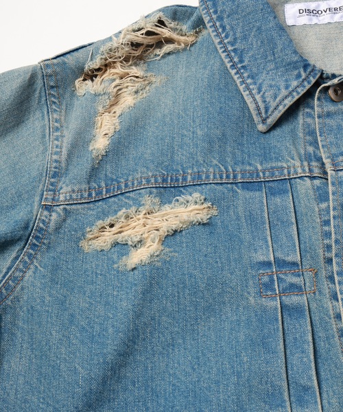 DISCOVERED（ディスカバード） デニムジャケット gジャン BORO DENIM