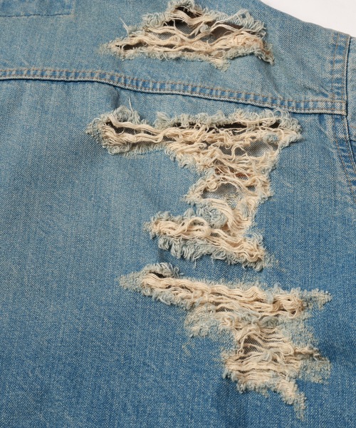 DISCOVERED（ディスカバード） デニムジャケット gジャン BORO DENIM