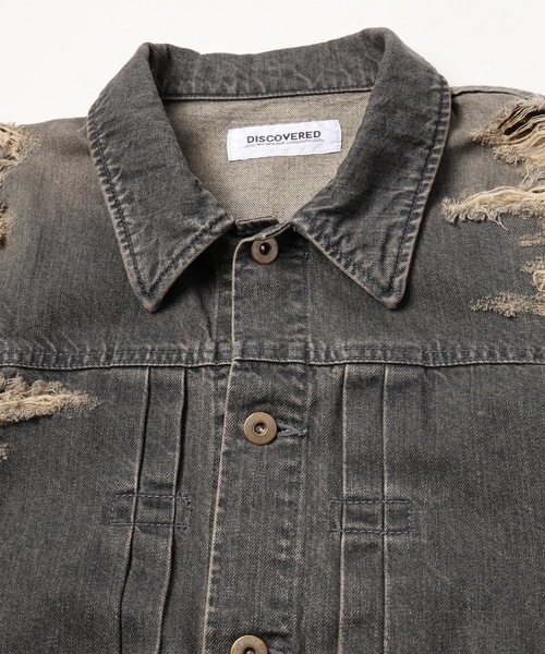 DISCOVERED（ディスカバード） デニムジャケット gジャン BORO DENIM