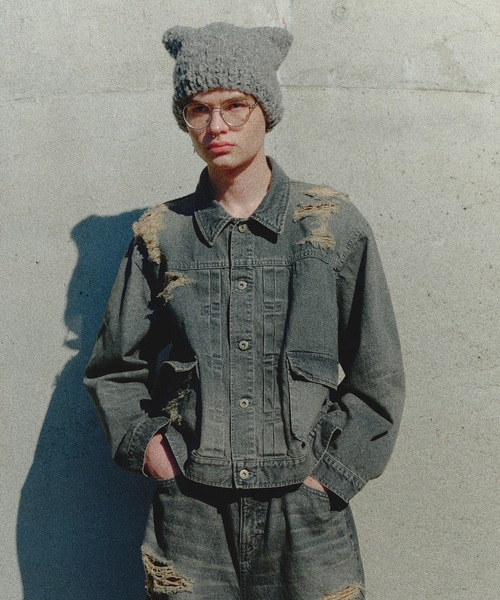 DISCOVERED（ディスカバード） デニムジャケット gジャン BORO DENIM