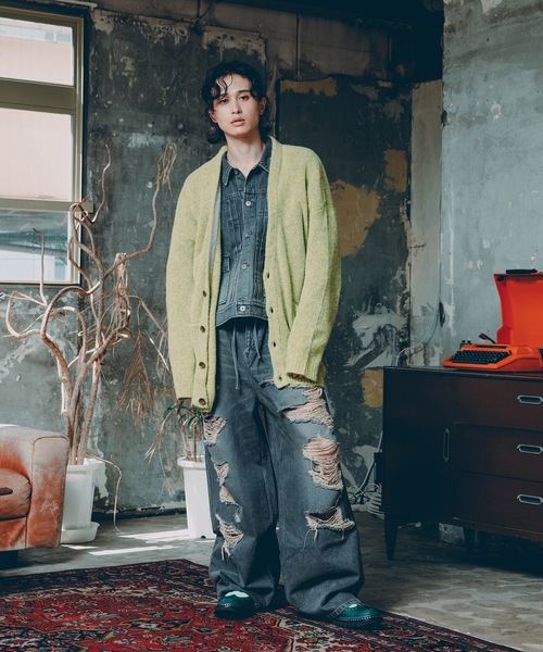 DISCOVERED（ディスカバード） デニムジャケット gジャン BORO DENIM