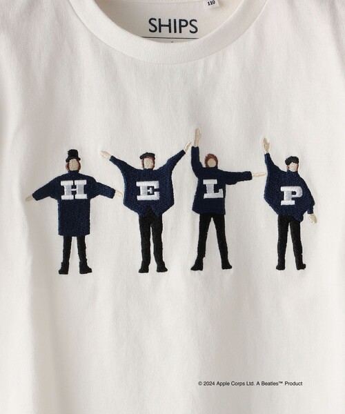 【希少　ビートルズ　Tシャツ「Beatles For Sale」】Ships SHIPS｜【WEB限定】SHIPS: THE BEATLES エンブロイダリー T