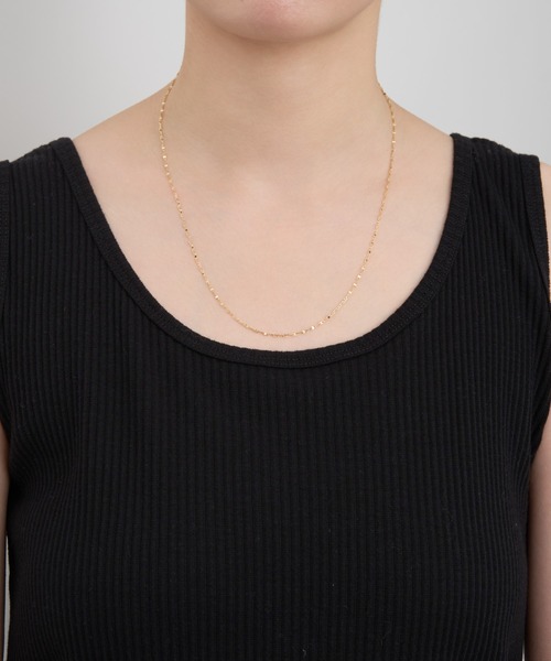 K10WG ネックレス レディース メンズ アクセサリー Jewel closet by L&Co. ネックレス K10/K10PG/K10WG 10cmアジャスター