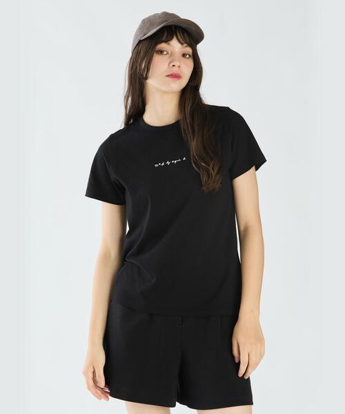 To b. by agnes tシャツ ミニロゴカラーTシャツ レディース