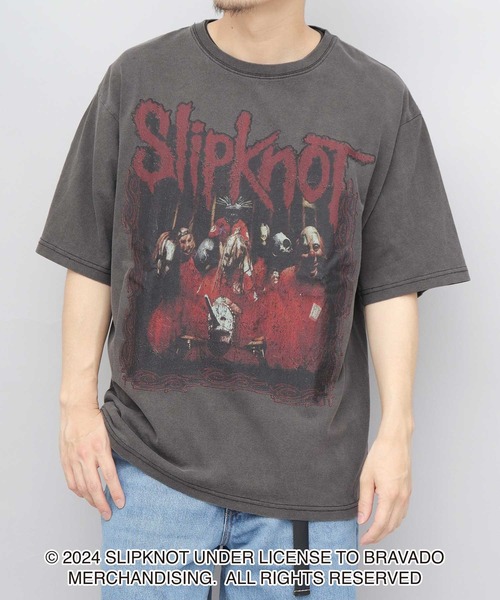 大幅値下げ中！！希少 レア Slipknot tシャツ バンt A.M.S. tシャツ Slipknot（スリップノット） 古着風 バンドT