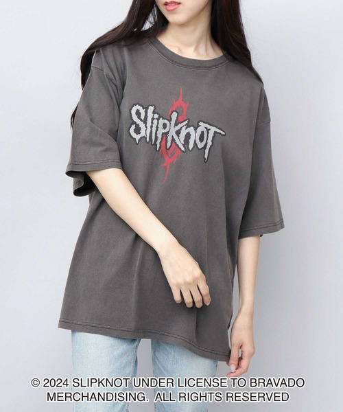 スリップノット　2018年製　バンドT レディース　S/M スリップノット2018年製バンドT レディースS/M