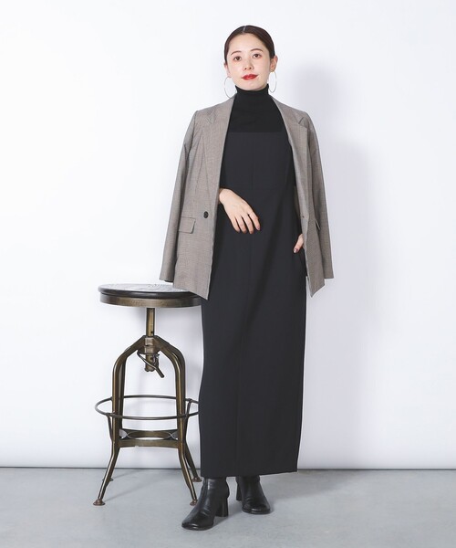 Demi-Luxe BEAMS ワンピース ダブルクロス キャミソール レディース 