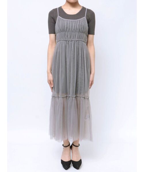 ビアズリー　新品未使用　チュールレイヤーワンピース BEARDSLEY（ビアズリー）の「チュールレイヤーワンピース