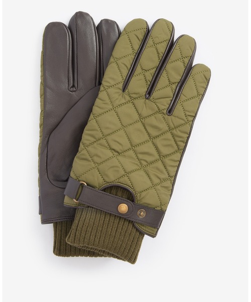 Barbour（バブアー） 手袋 Singsby キルティング グローブ メンズ