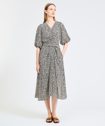 ★送料無料★✨ESTNATION　フラワープリント 花柄 フレア ワンピース ☆送料無料☆✨ESTNATION フラワープリント 花柄 フレア ワンピース