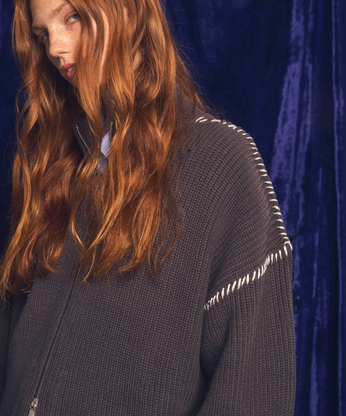 MAISON SPECIAL セーター ニット 「UNISEX」Embroidery Damage
