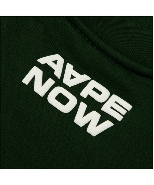 A BATHING APE Ape Now トレーナー 黒 エイプ スウェット AAPE BY A BATHING APE トレーナー スウェット NOW RAGLAN CREW