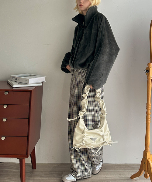 REFLEM フェイクファーふわふわオーバーサイズブルゾン裏地付き