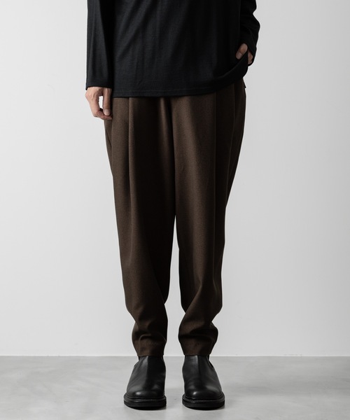 ATO パンツ LANATEC 2TACK TAPERED PANTS メンズ : ZOZOTOWN