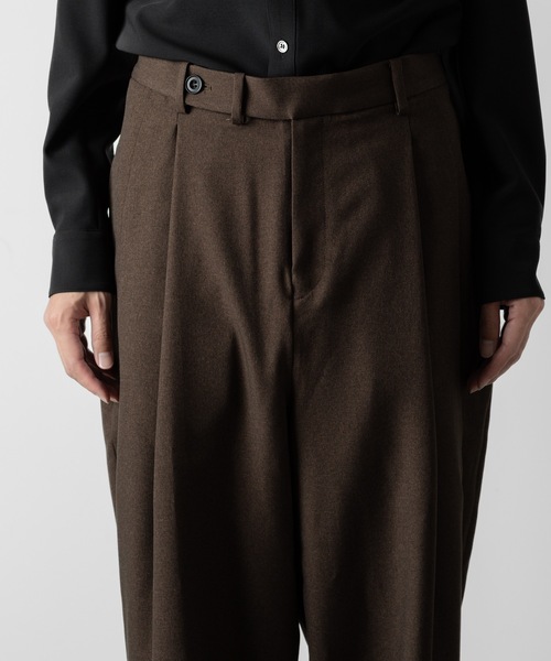 ATO（アトウ） パンツ LANATEC 2TACK TAPERED PANTS メンズ : ZOZOTOWN
