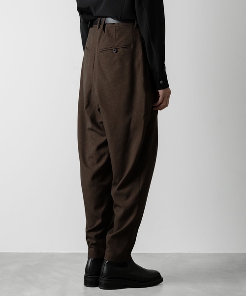パンツ ato ATO パンツ LANATEC 2TACK TAPERED PANTS メンズ : ZOZOTOWN