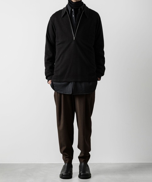 ATO（アトウ） パンツ LANATEC 2TACK TAPERED PANTS メンズ : ZOZOTOWN