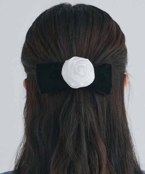 kiehtova ヘアクリップ 「kiehtova」ROSE RIBBON VALLETTA/ローズ