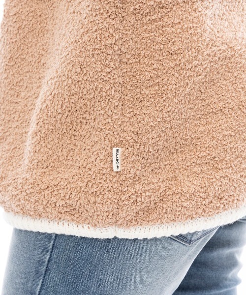 ニット セーター BILLABONG レディース BOA HALF ZIP SWEATER セーター/ビラボンウェーブアイコンオーバーサイズシルエット BILLABONG ニット セーター レディース BOA HALF ZIP SWEATER