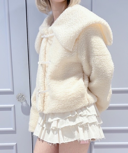 lilLilly（リルリリー） ジーンズ デニム デニムパンツ フリルデニム