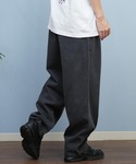 ワイドパンツ パンツ メンズ レディースの詳細画像4