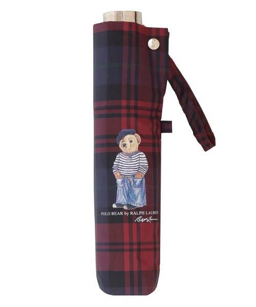 POLO ラルフローレン ポロベア 折りたたみ傘 軽量 POLO RALPH LAUREN 折りたたみ傘 軽量 ”FRENCH BEAR” ポロベア