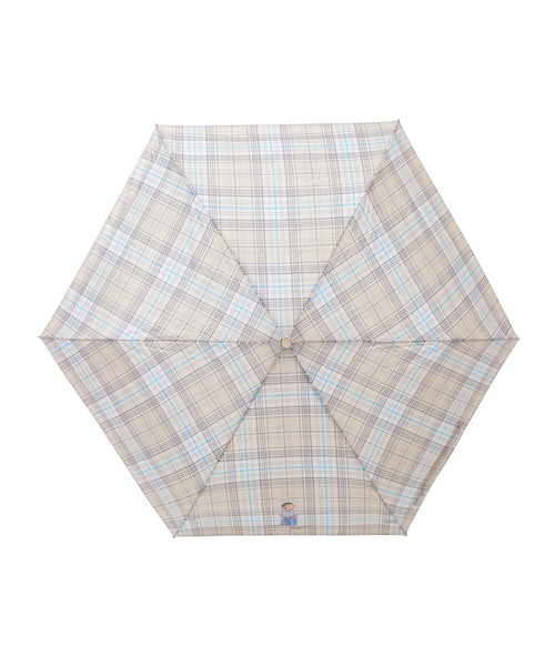 ポロテディベア チェック柄晴雨両用折りたたみパラソル。 POLO RALPH LAUREN（ポロ・ラルフローレン） 折りたたみ傘 折りたたみ