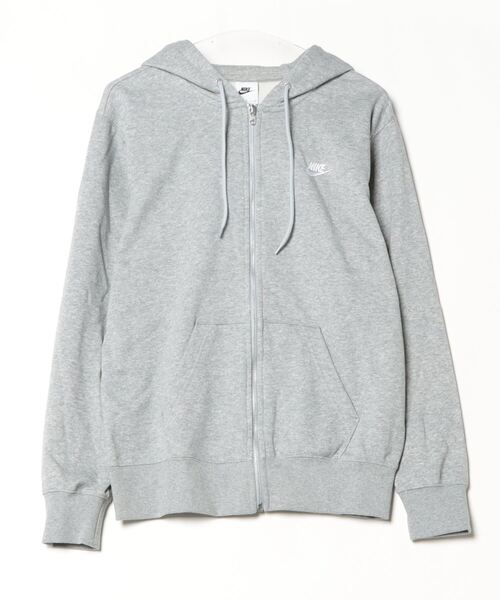 NIKE ナイキ　ジップアップパーカー　Lサイズ　グレー　短丈 NIKE（ナイキ） パーカー クラブ FT L/S フルジップフーディ メンズ