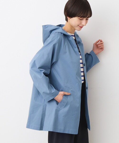 Dessin（デッサン） コート アウター 「洗える」フーデッドハーフ