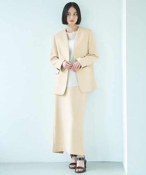 UNFILO（アンフィーロ） ジャケット ノーカラージャケット ノーカラー