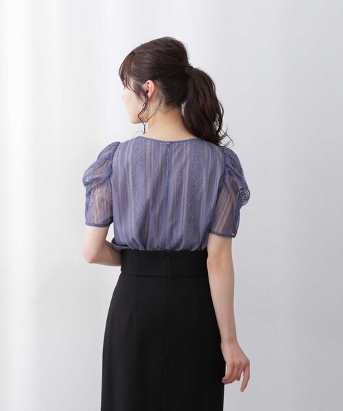 「PROPORTION BODY DRESSING」 半袖ブラウス SMALL グレー レディース PROPORTION BODY DRESSING 「PROPORTION DRESSING」 半袖