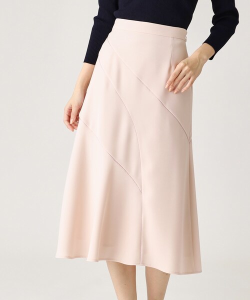クード シャンス（COUP DE CHANCE）/【手洗い可／日本製】セミフレアスカート COUP DE CHANCE（クードシャンス） スカート 「洗える／日本製